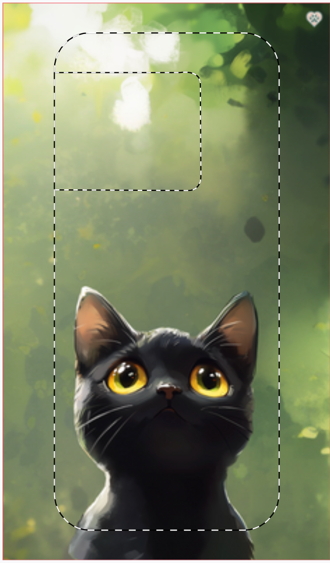 Custodia per cellulare con gatto in stile Anime per  Iphone, Samsung, Huawei, Xiaomi, Google Pixel, Oneplus