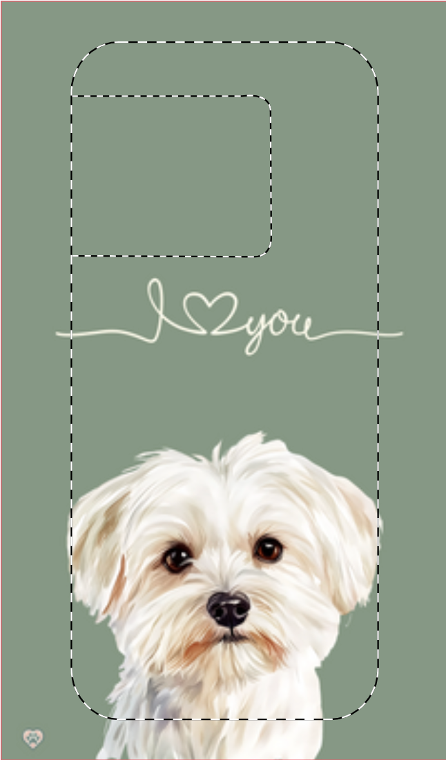 Custodia cellulare per Iphone, Samsung, Huawei, Xiaomi, Google Pixel, Oneplus di cane maltese in stile acquarello