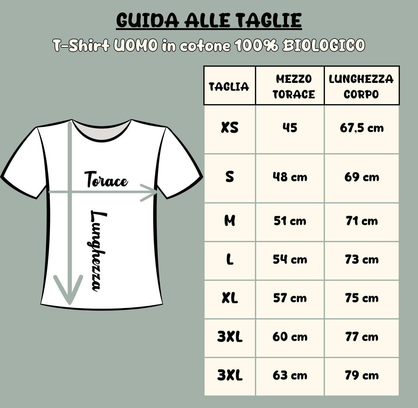 T-shirt Uomo di cotone biologico 100% colore blue navy con simpatico cane e focaccia genovese - Made In Italy